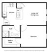 1 Bed - 1 Bath